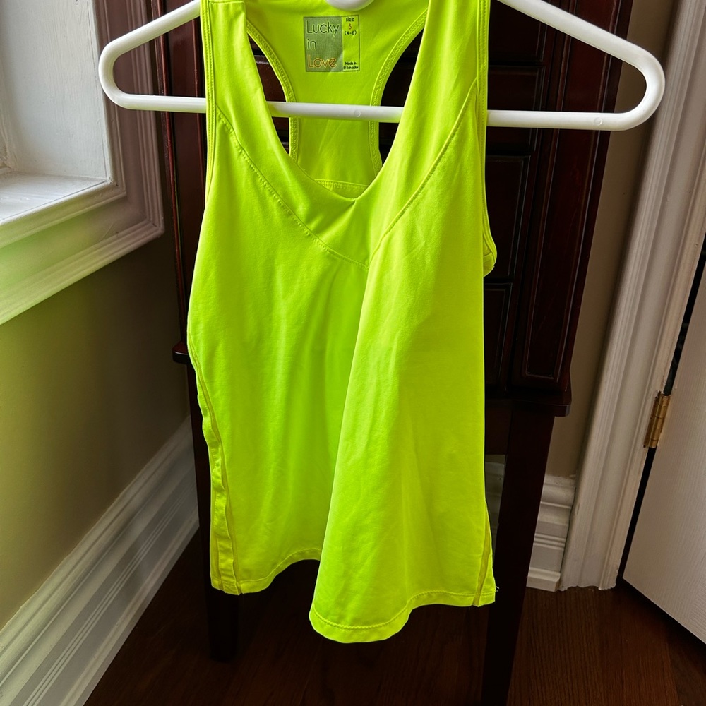 Lucy in love tennis tank size small mint condition